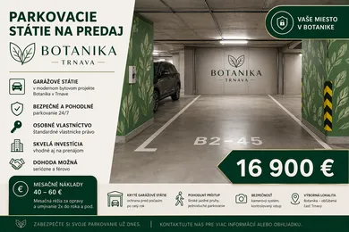 Obiekty na sprzedaż, Trnava · €16 900
