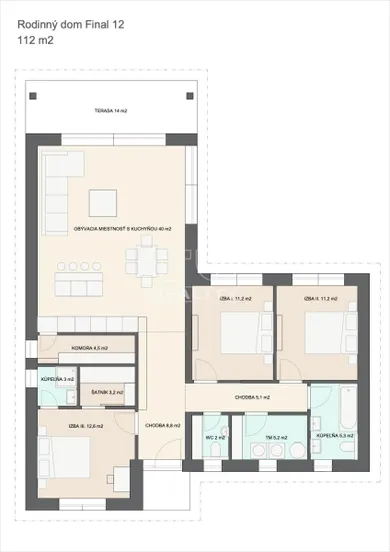 Na predaj dom v Hrubá Borša · €169 990 · Novostavba