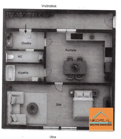 Mieszkania na sprzedaż, 1-pokojowe, Bratislava-Nové Mesto · €199 900