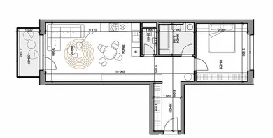 Na prenájom 2-izbový byt, 53 m², Trnava, Cukrová ulica