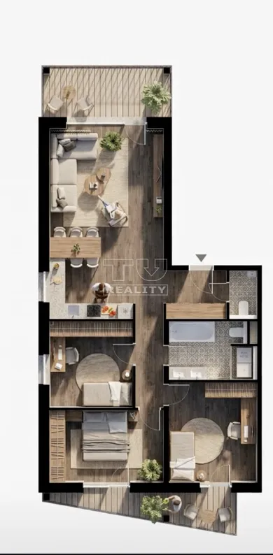 Na predaj 4-izbový byt, 105 m², Vysoké Tatry