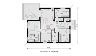 Na predaj dom v Láb · €305 000 · Novostavba