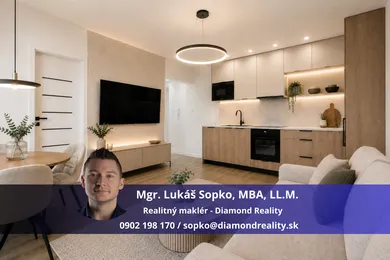 Mieszkania na sprzedaż, 1-pokojowe, Košice-Západ · €195 000