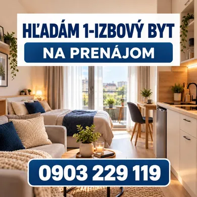 Byty na prenájom 1-izbový, Trnava · €550
