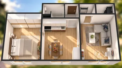 Na predaj 2-izbový byt, 61 m², Stará Ľubovňa, Letná