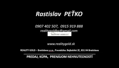 Na predaj 2-izbový byt, 70 m², Bratislava-Staré Mesto, Francisciho