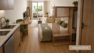 Квартиры в аренду, 1-комнатные, Bratislava-Devínska Nová Ves · €490
