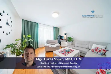 Apartments for sale, 2-room in Košice-Šaca · €154,990