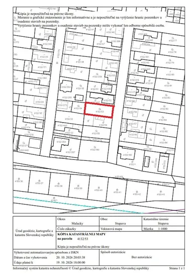 Na predaj pozemok, 362 m², Stupava, Veterná