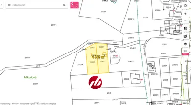 Na predaj pozemok, 192 m², Trenčianske Teplice