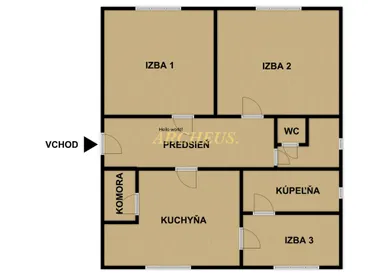 Na predaj 3-izbový dom, 110 m², Slovenská Ves