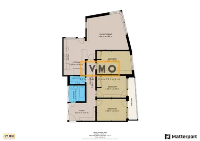 Na predaj 4-izbový byt, 96 m², Bratislava-Lamač, Bakošova