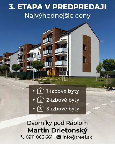 Byty na predaj 1-izbový, Sereď · €92 000