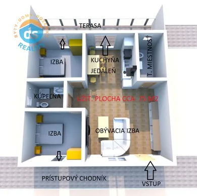 Na predaj objekt, 75 m², Senec