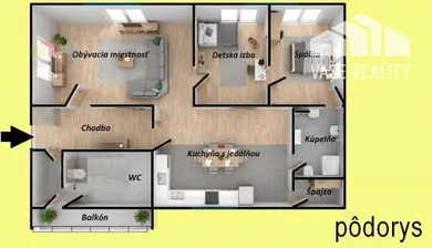 Byty na predaj 3-izbový, Nové Mesto nad Váhom · €150 000