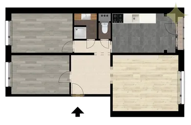 Na predaj 3-izbový byt, 70 m², Banská Štiavnica, J. Straku