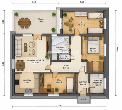 Na predaj 4-izbový dom, 88 m², Púchov