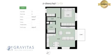 Na predaj byt v Bratislava-Rača · €265 000 · Novostavba