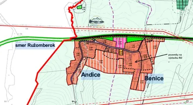 Na predaj pozemok, 595 m², Liptovský Mikuláš, Benická