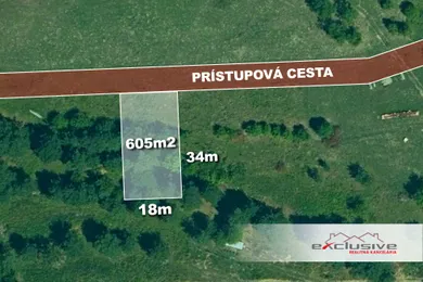 Na predaj pozemok, 605 m², Fintice, Malinová