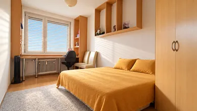 Na prenájom 3-izbový byt, 67 m², Bratislava-Karlova Ves, Novackého