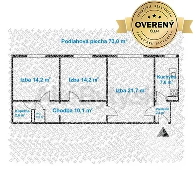 Byty na predaj 3-izbový, Bratislava-Ružinov · €249 000
