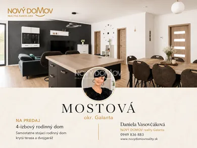 Domy na predaj 4-izbový, Galanta · €290 000