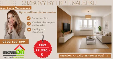 Mieszkania na sprzedaż, 2-pokojowe, Levice · €99 990
