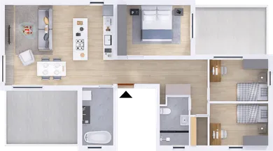 Na predaj 3-izbový byt, 78 m², Stupava, Džbankárska