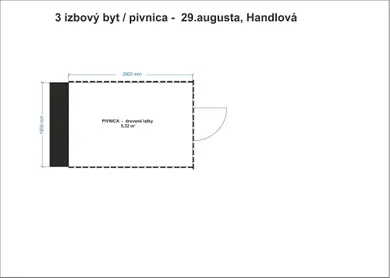 Na predaj 3-izbový byt, 77 m², Handlová, 29. augusta