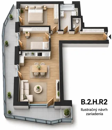 Byty na predaj 3-izbový, Bratislava-Rača · €298 987