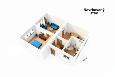 Byty na predaj 2-izbový, Humenné · €85 000