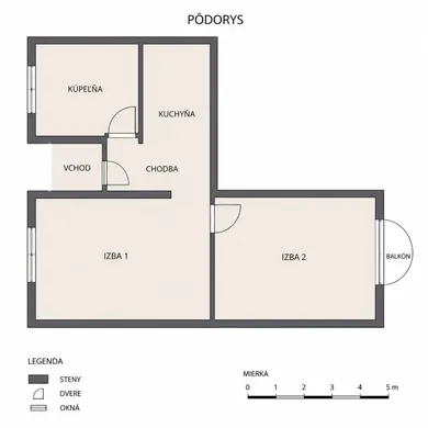 Mieszkania na sprzedaż, 2-pokojowe, Lučenec · €59 000