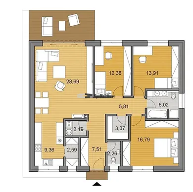 Na predaj 4-izbový dom, 111 m², Bratislava-Vrakuňa