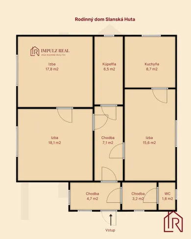 Na predaj 3-izbový dom, 148 m², Slanská Huta