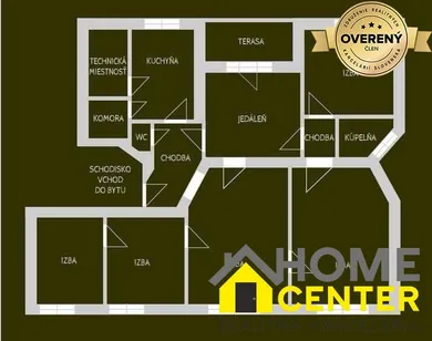 Mieszkania na sprzedaż, 5-pokojowe, Komárno · €178 000