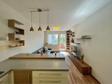 Na prenájom 2-izbový byt, 55 m², Bratislava-Ružinov, Haburská 47