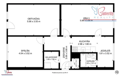 Byty na predaj 3-izbový, Bratislava-Petržalka · €259 000