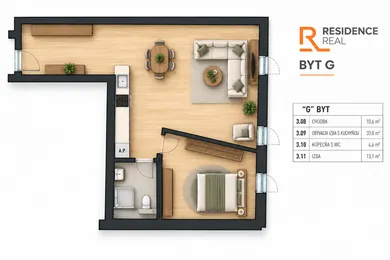 Na predaj 1-izbový byt, 56 m², Liptovský Mikuláš, 1. mája