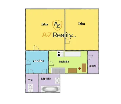 Na predaj 2-izbový dom, 60 m², Komárno