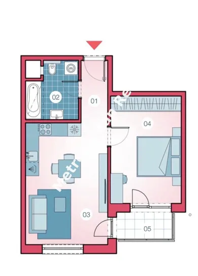 Na predaj 2-izbový byt, 44 m², Bratislava-Dúbravka, Pri Hrubej lúke