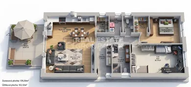 Na predaj 3-izbový dom, 102 m², Dubnica nad Váhom