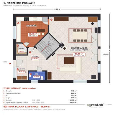 Na predaj 5-izbový dom, 261 m², Topoľčany, Slobody
