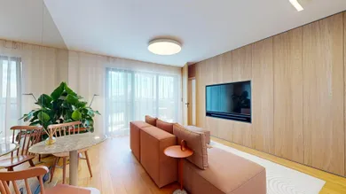 Na prenájom 2-izbový byt, 49 m², Bratislava-Nové Mesto, Račianska 64