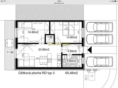 Na predaj 3-izbový dom, 65 m², Láb