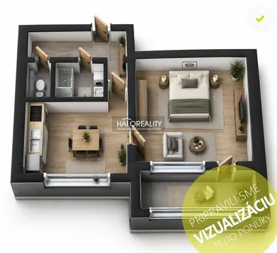 Byty na predaj 1-izbový, Košice-Západ · €114 990