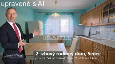 Eladó házak, 2-szobás, Senec · €215 000