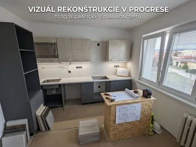 Na prenájom 1-izbový byt, 38 m², Prievidza, M. Falešníka
