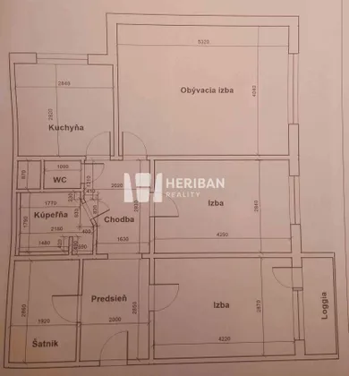 Na predaj 3-izbový byt, 78 m², Košice-Sídlisko Ťahanovce