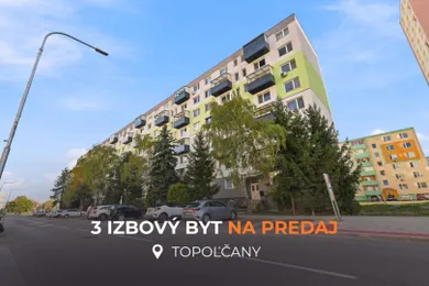 Byty na predaj 3-izbový, Topoľčany · €154 990